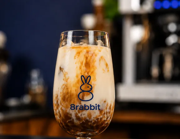 Iced Vanilla Almond Milk Latte