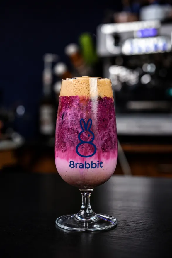 Dragon Fruit Dalgona Latte
